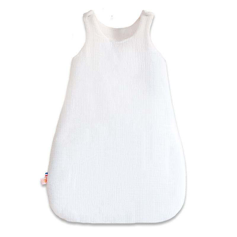gigoteuse hiver blanche en coton bio papate