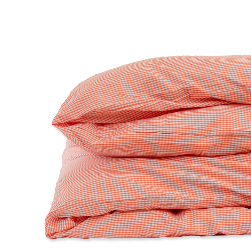 housse de couette en coton bio vichy papate