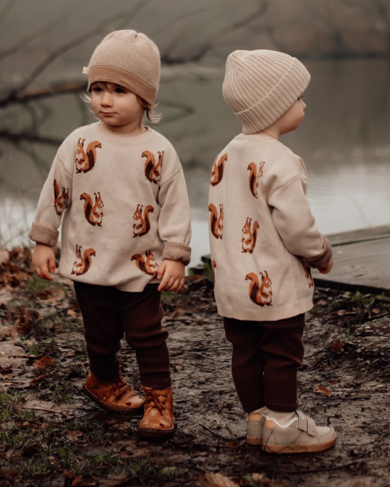 Squirrel knit sweater-0
