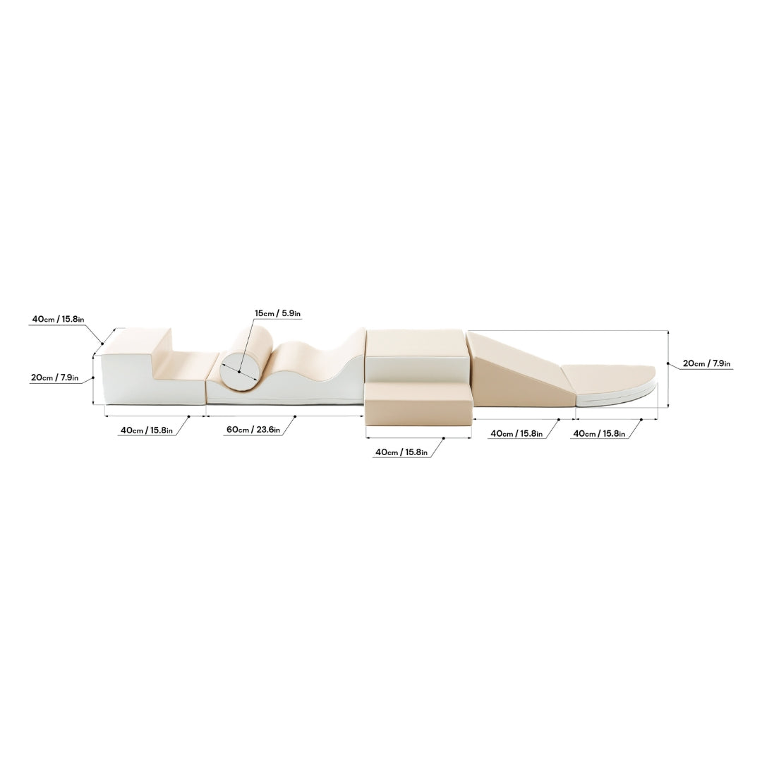 Soft Play Bundle - Explorer with Wedge Beige-1