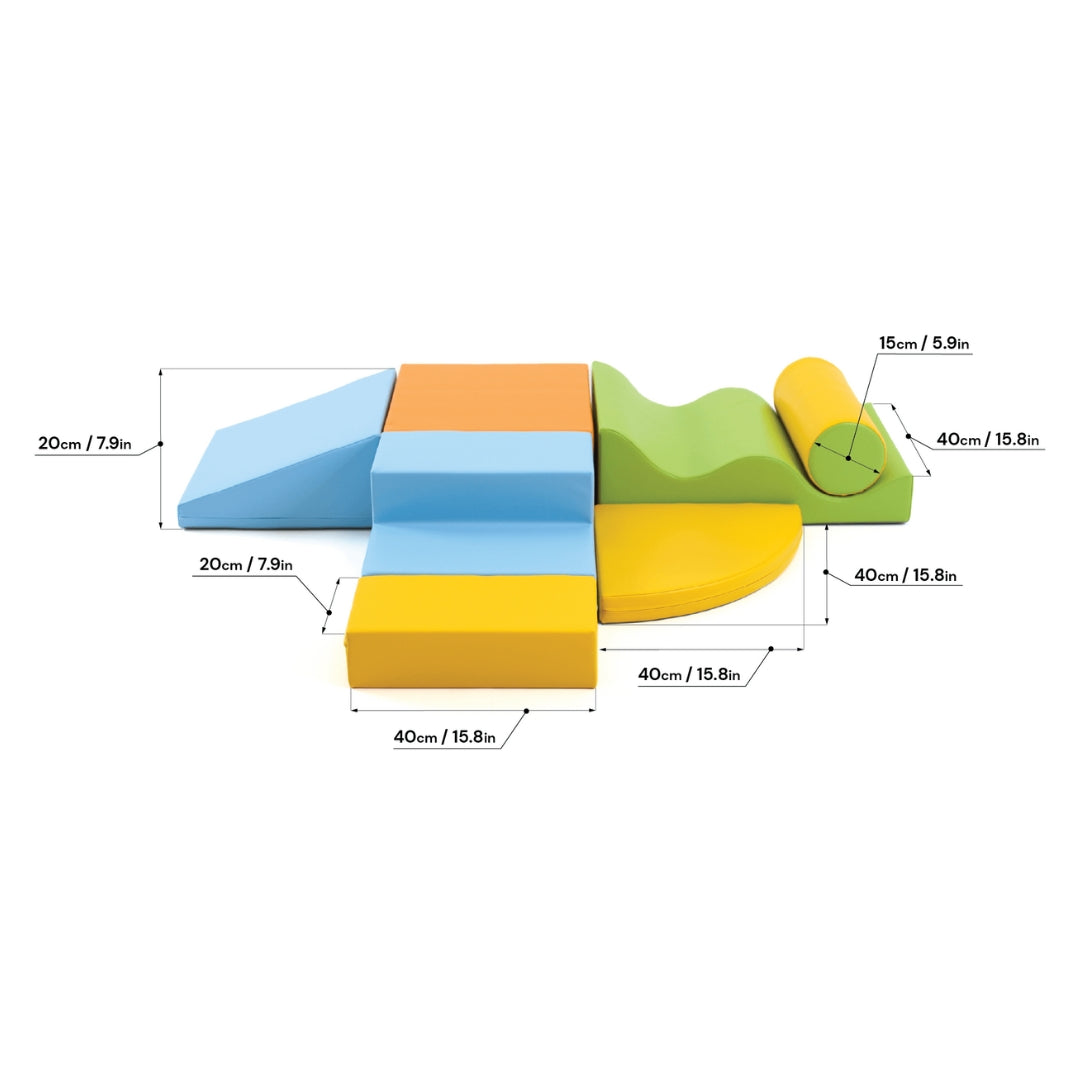 Soft Play Bundle - Explorer with Wedge Light Multicolor-1