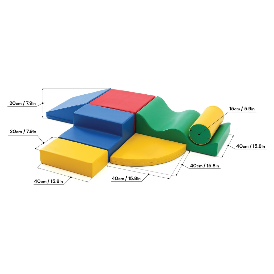 Soft Play Bundle - Explorer with Wedge Multicolor-1