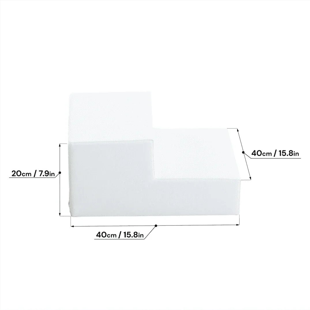 Soft Play Bundle - White Ball Pit with a Wedge and Steps-3