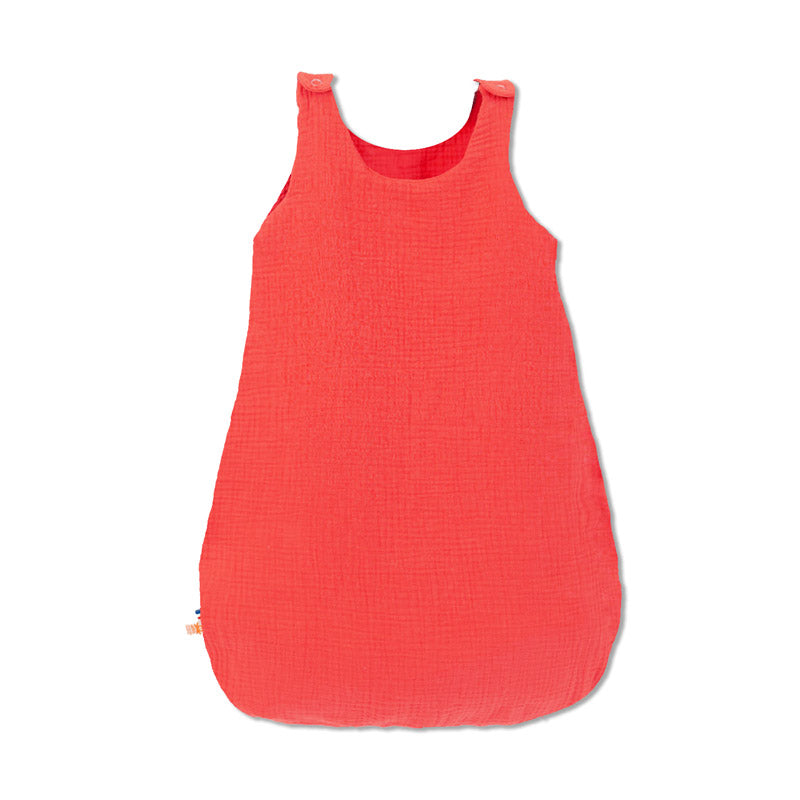 Gigoteuse ete coton bio papate rouge fille biologique