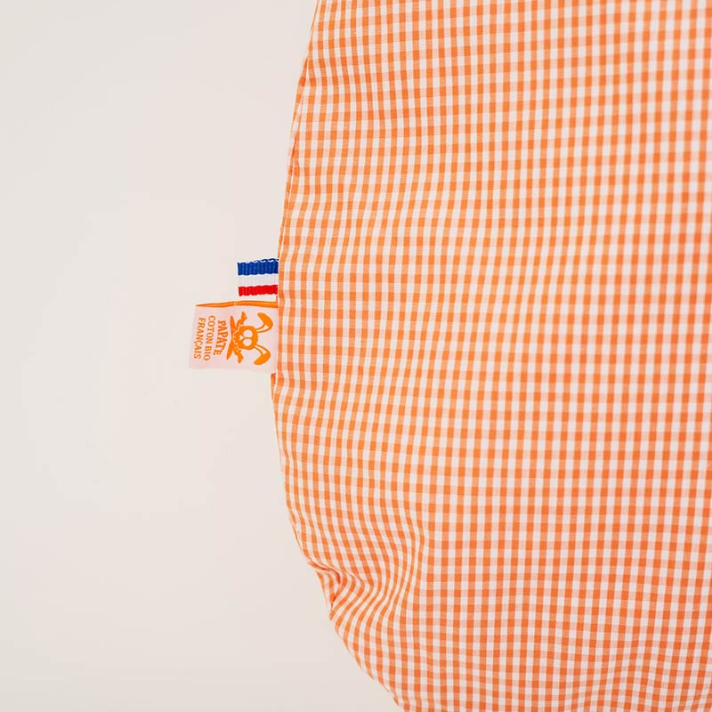 Gigoteuse vichy ete bio coton