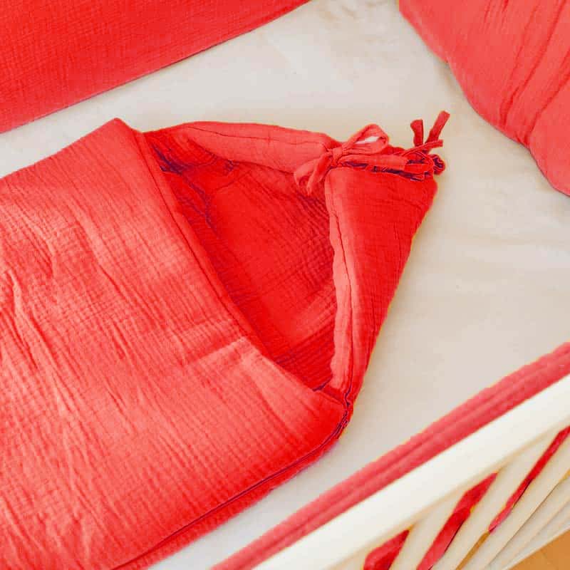 nid ange fraise en coton bio papate bebe rougea