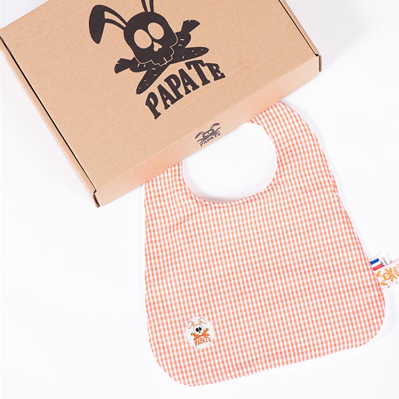 Bavoir en Coton Bio Vichy