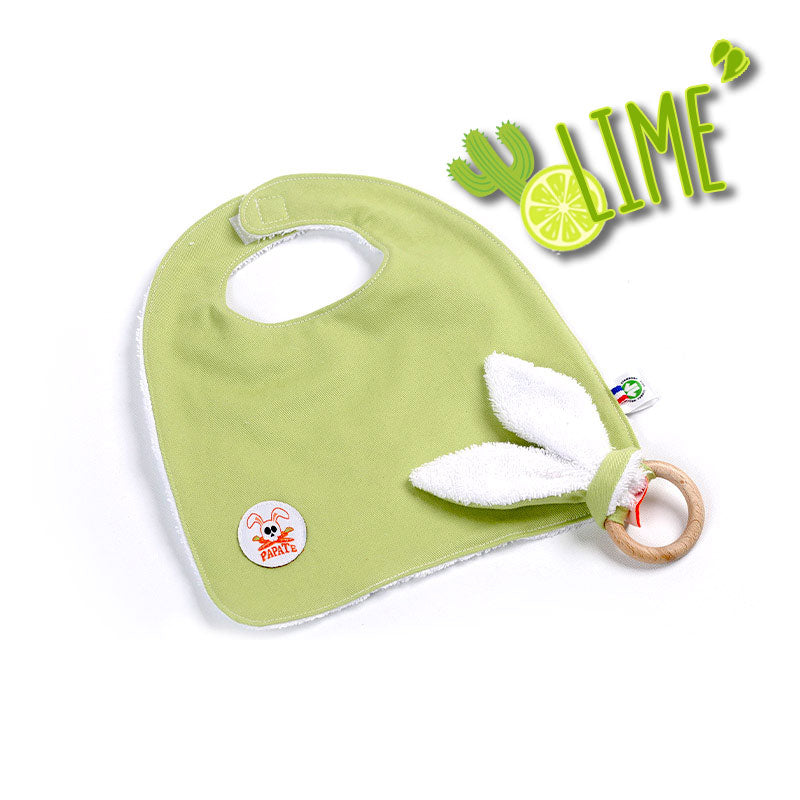 Bavoir en Coton Bio Lime