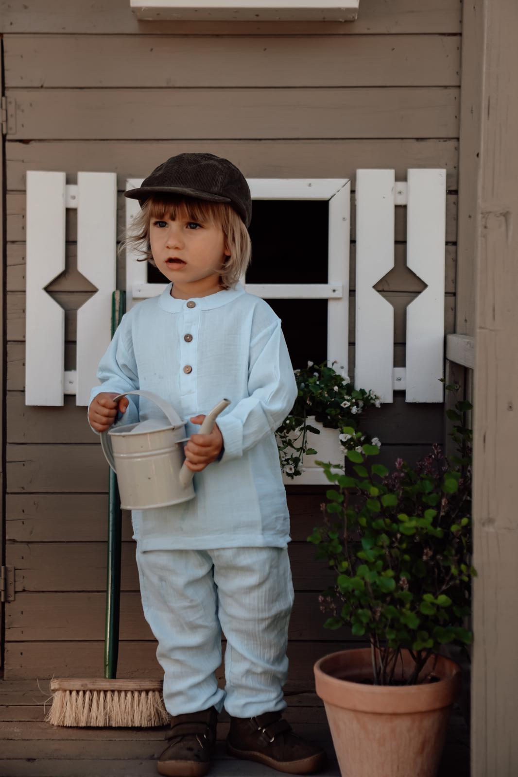 Breeze pants - Light blue-1