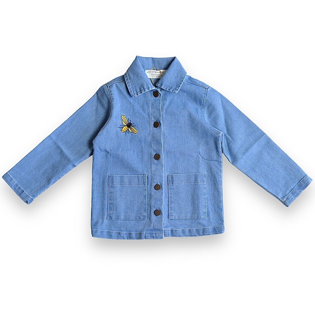 Buzzy Denim Cardigan-1