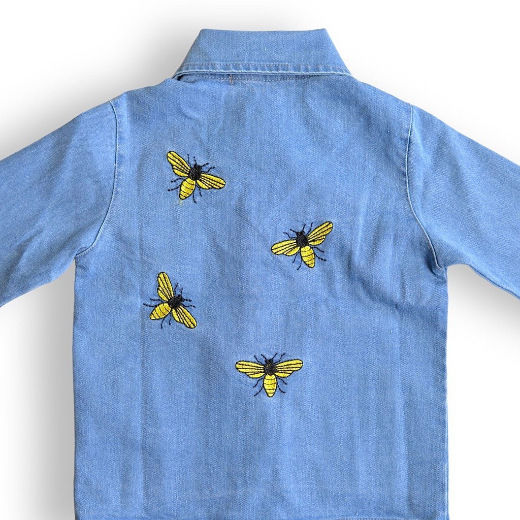 Buzzy Denim Cardigan-2