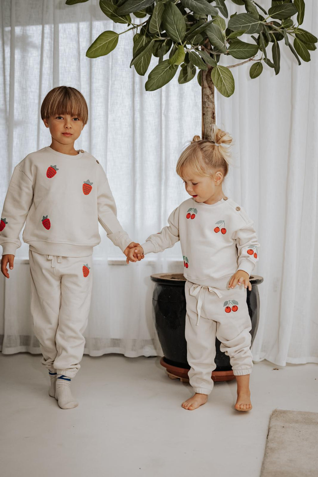 Cherry Bottom Sweatpants-3