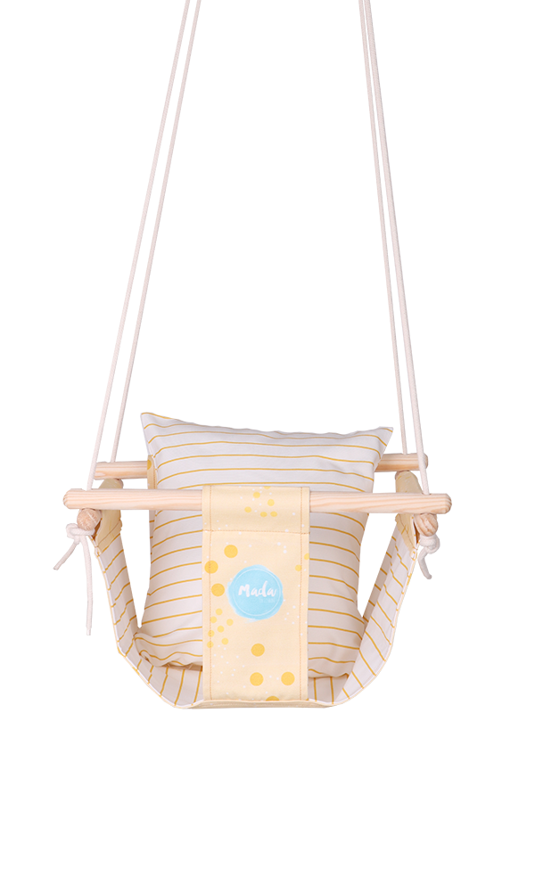 Mustard and Yellow BabySwing-0