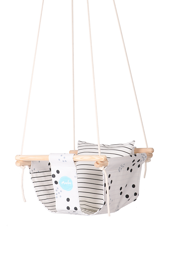 Gray and Black BabySwing-2