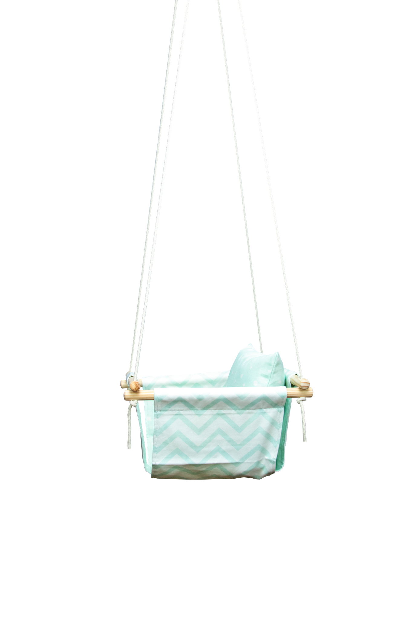 Mint Chevron BabySwing-3