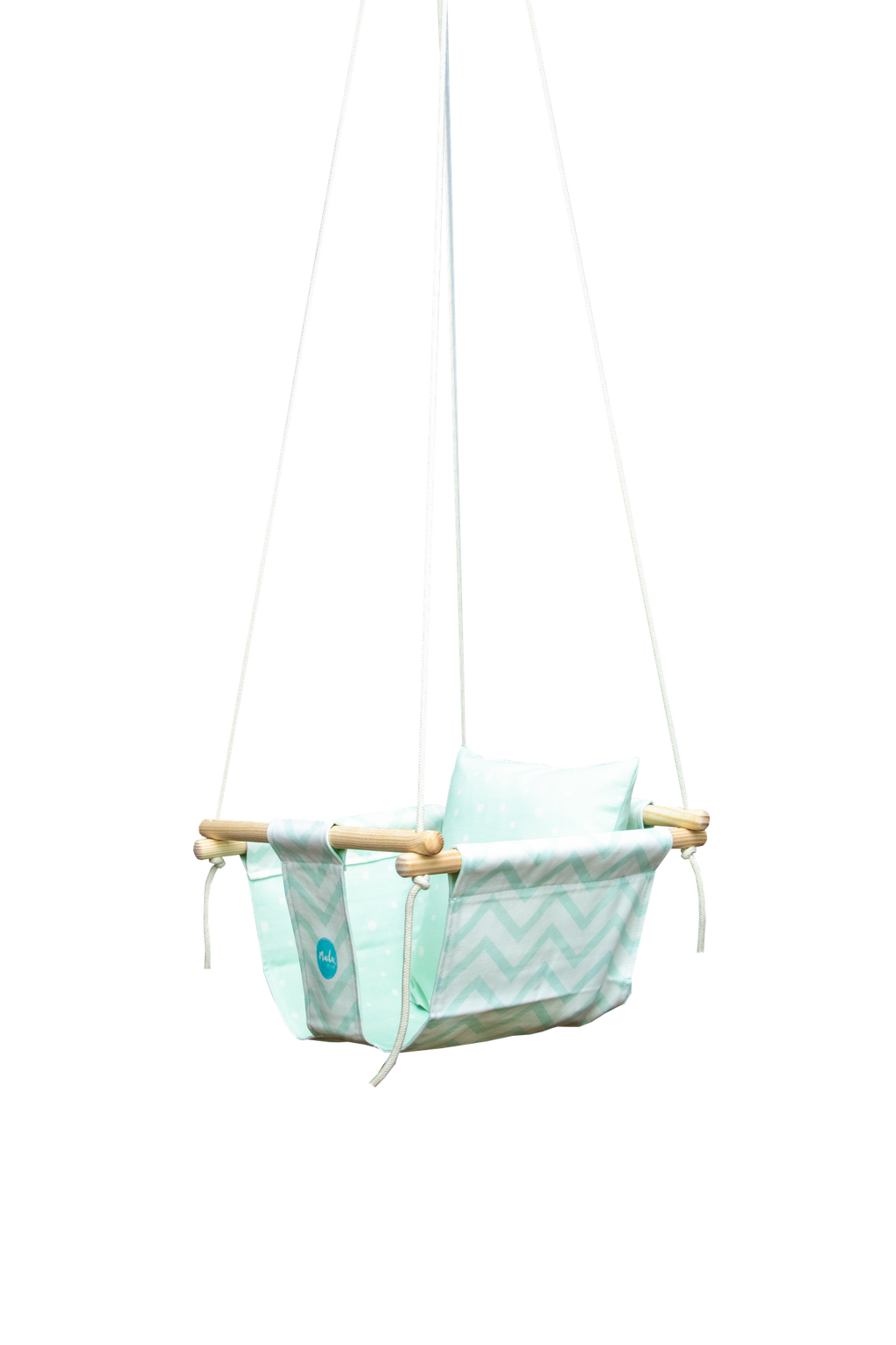 Mint Chevron BabySwing-2
