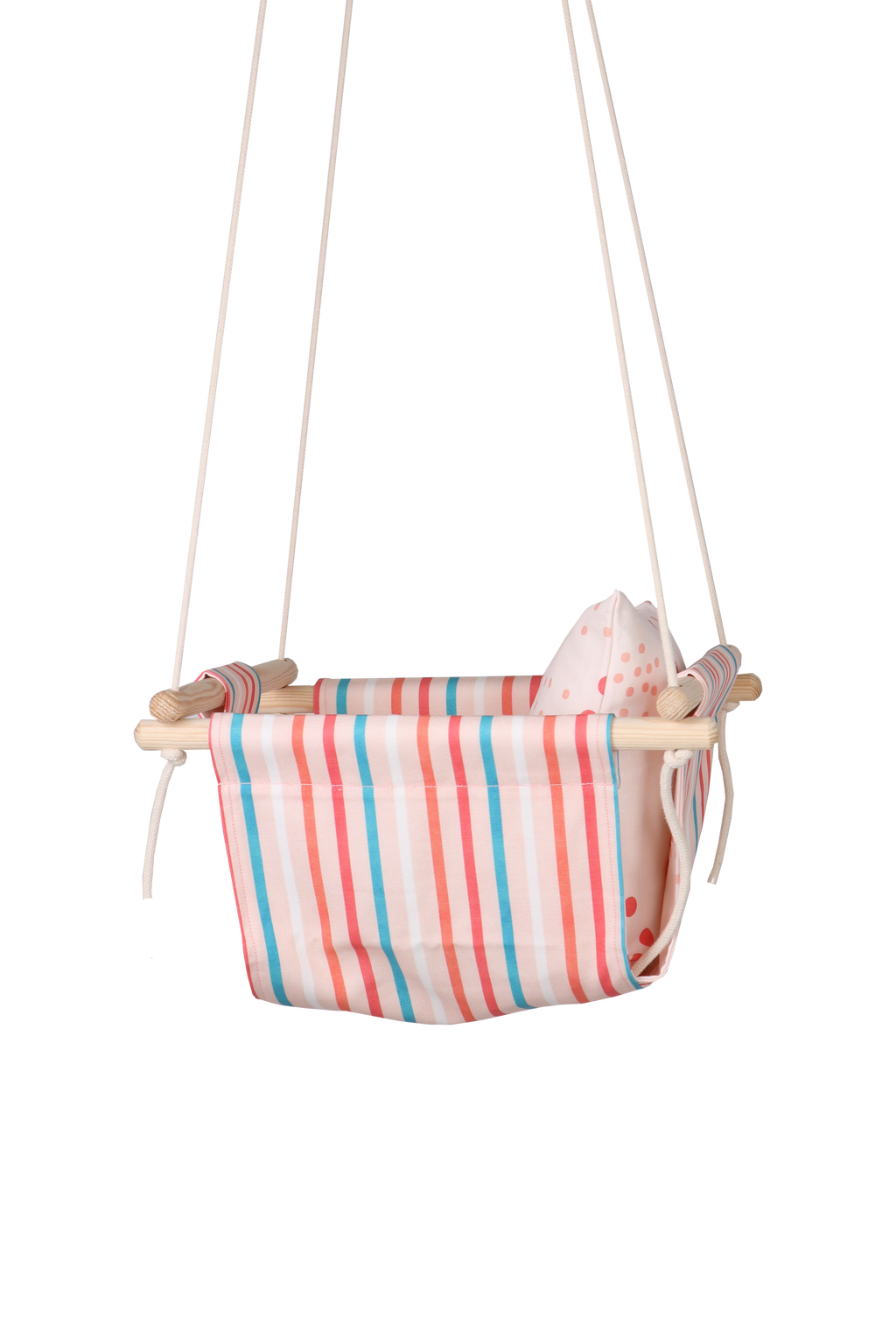 Pink Stripes BabySwing-1