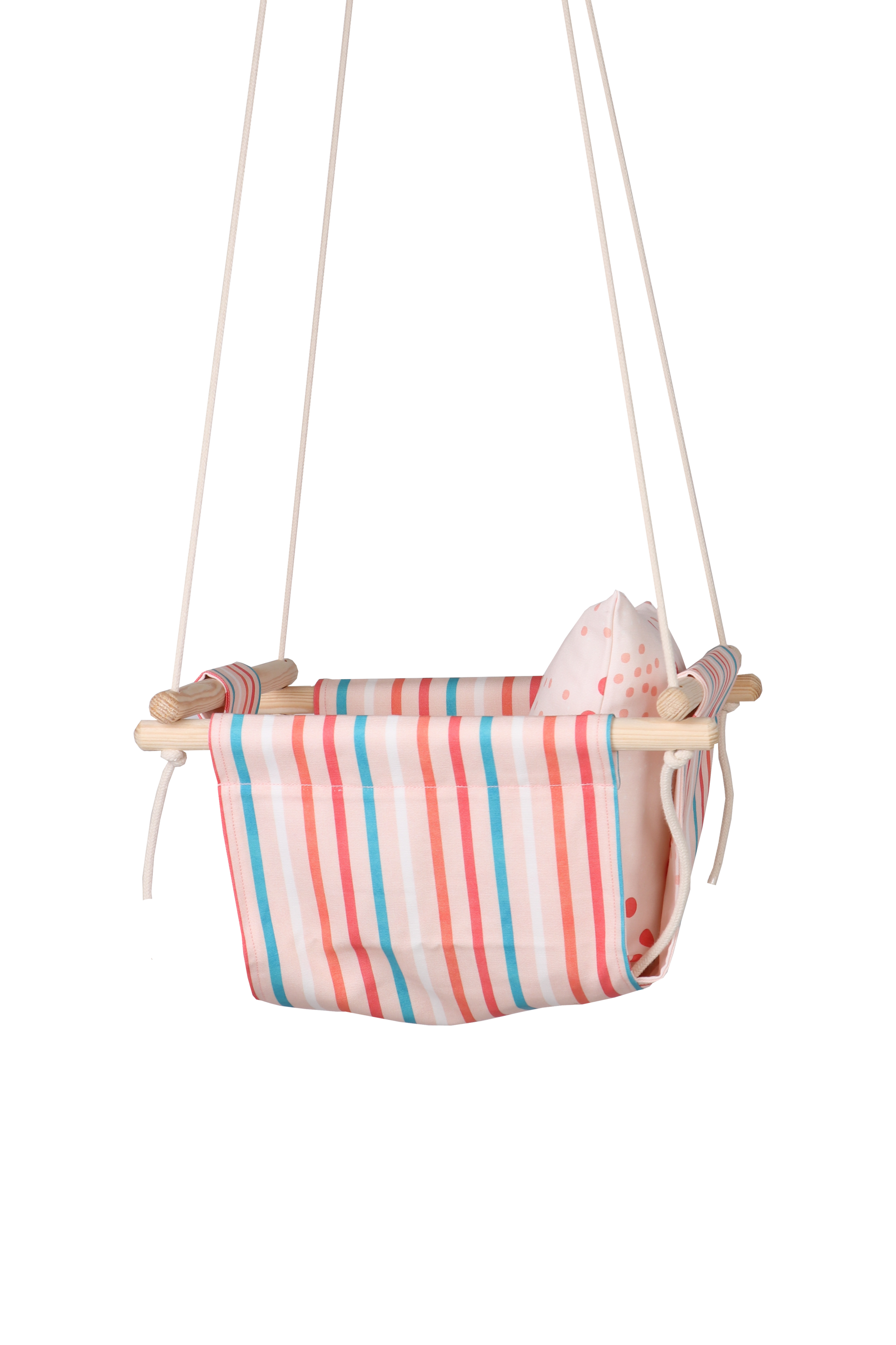 Pink Stripes BabySwing-1