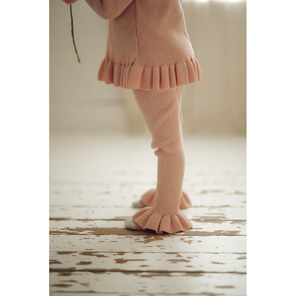 Frilly knit pants-1
