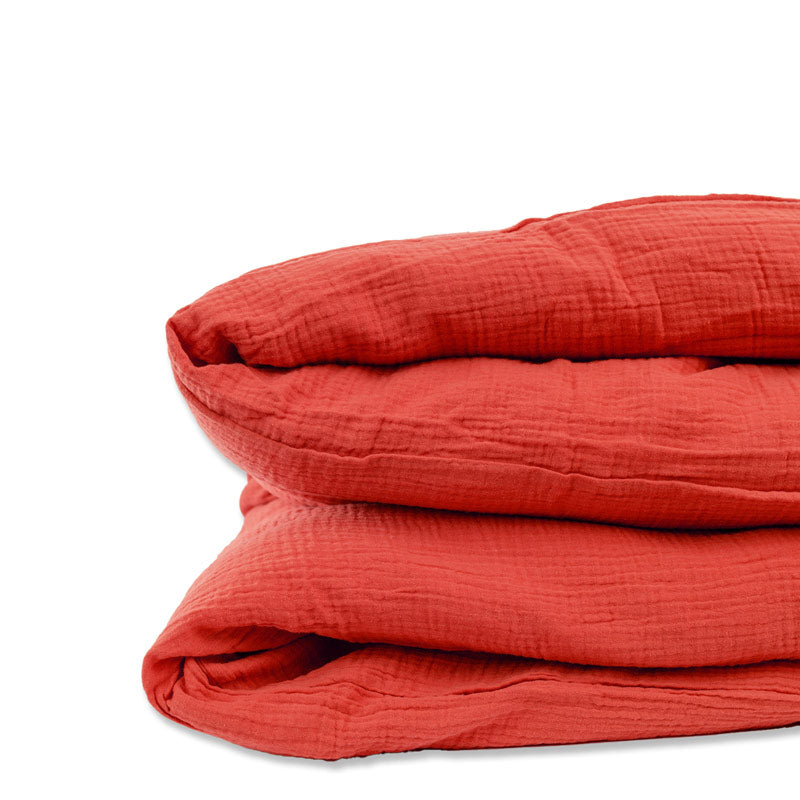 housse de couette en coton papate lit bébé