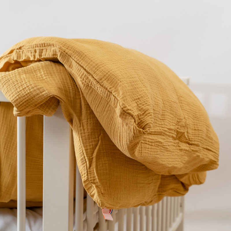 housse de couette en coton bio honey biologique bebe