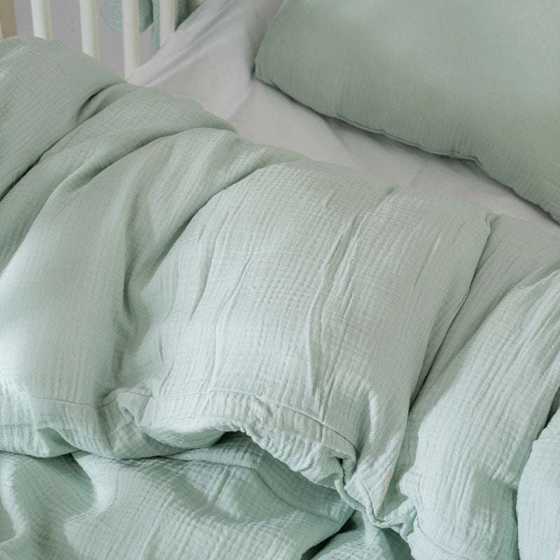 housse de couette en coton bio vert gots papate