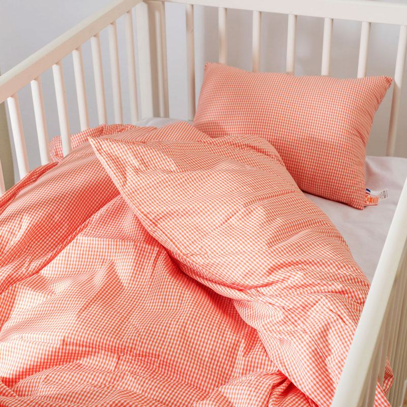 housse de couette en coton bio vichy france gots