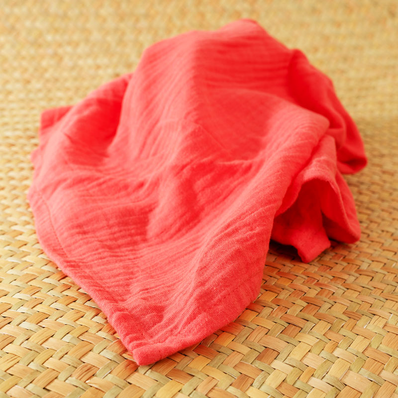 lange en coton bio fraise rouge framboise papate