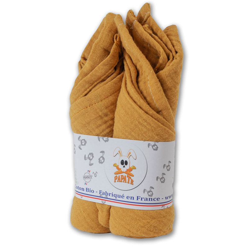 langes honey en coton bio papate