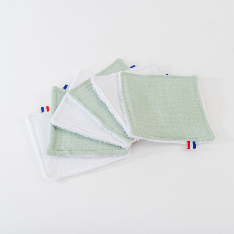 lingettes lavables reutilisables papate GOTS