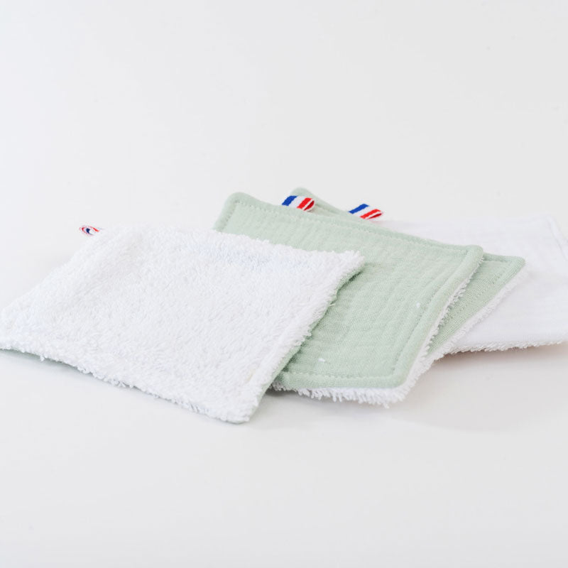 lingettes lavables reutilisables papate coton bio