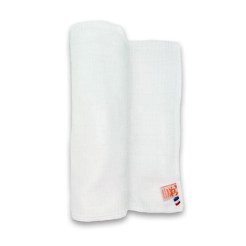 maxi lange tan blanc en coton bio papate