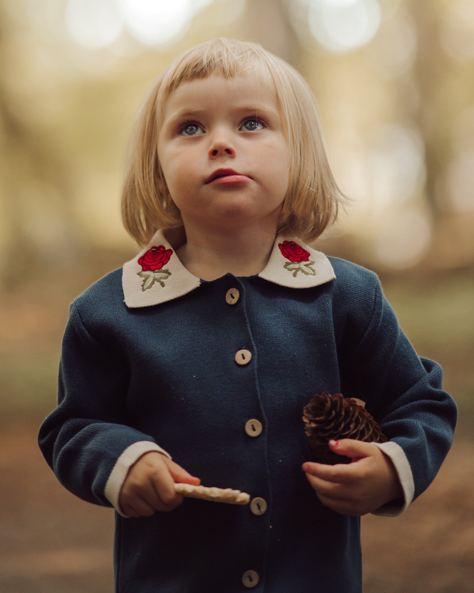 Navy Rose cardigan-3