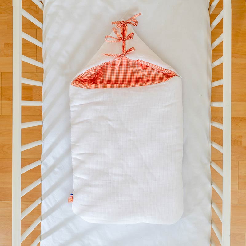 Nid ange blanc en coton bio papate