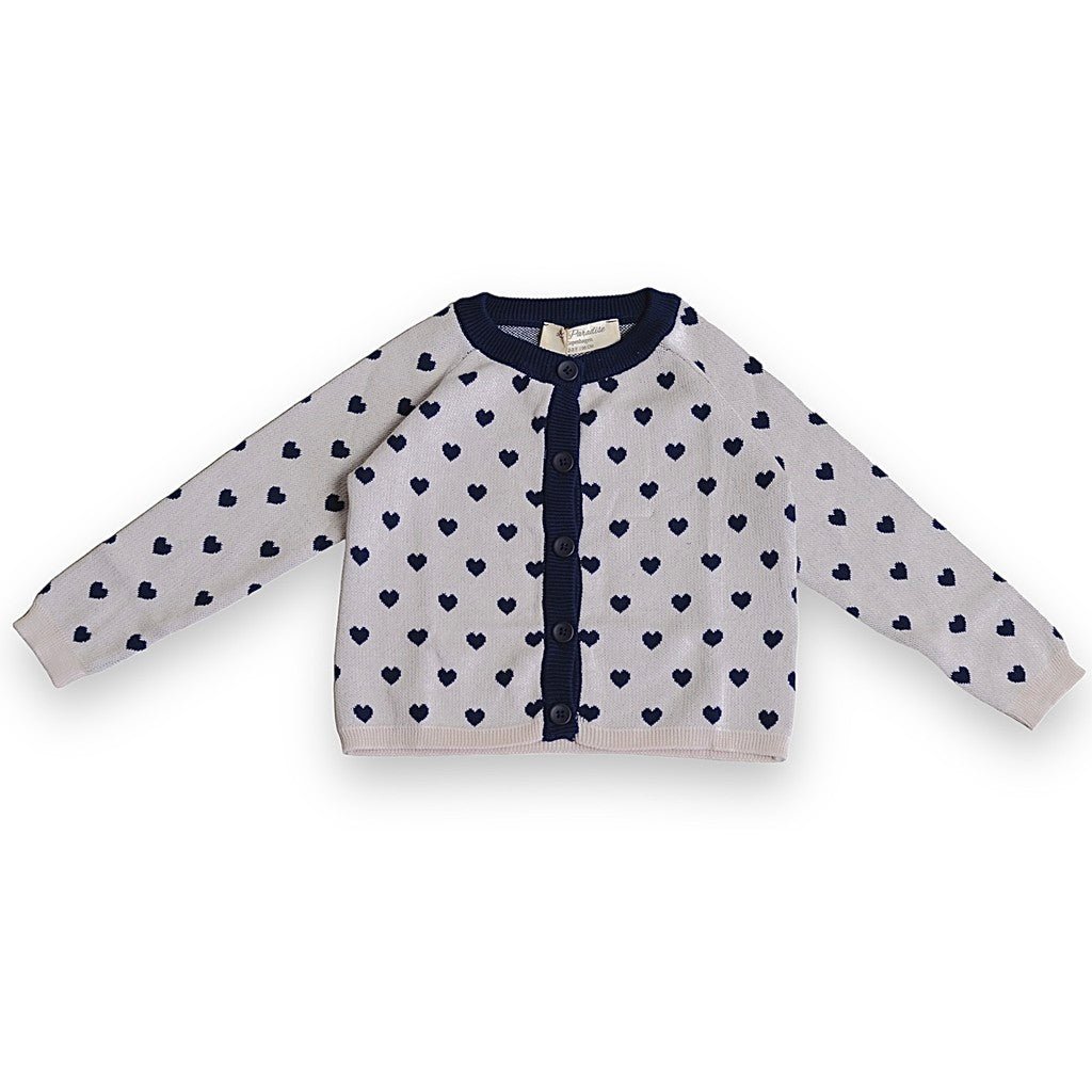 Organic Abby Heart Cardigan-1