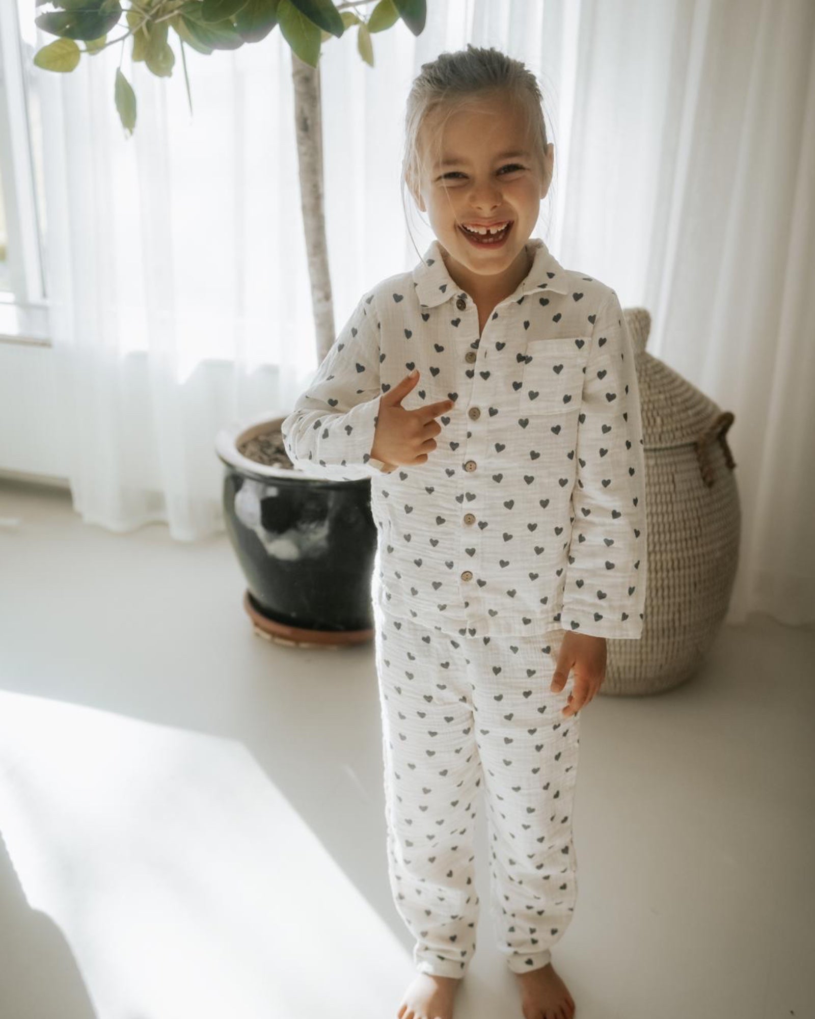 Organic Heart Garden Comfy Pants-1