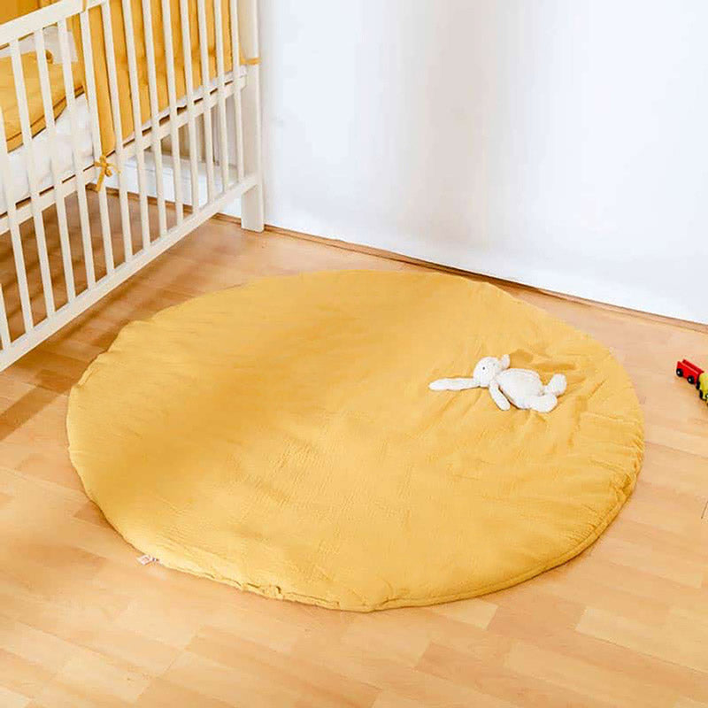 tapis eveil bebe coton bio papate honey miel gots mou
